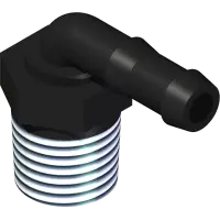 29.0106 Fitting, 90 Elbow 3/4 MPT x 1/2 Barb
