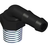 29.0107 Fitting, 90 Elbow 1/2 MP x 1/2 Barb