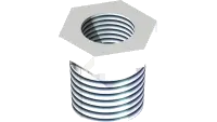 29.B0204G Pipe, Bushing 1/8 x 1/4 Galv