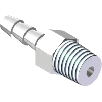 29.BF03MP02 Fitting, 3/16 Barb x 1/8 MP ST
