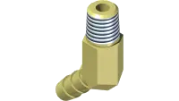 29.BF04MP0245-1 Fitting, 1/4 Barb x 1/8 MP 45