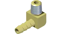 29.BF04MP0290-1 Fitting, 1/4 Barb x 1/8 MP 90