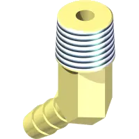 29.BF04MP0445 Fitting, 1/4 Barb x 1/4 MP 45