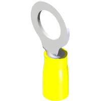 30.0077 Terminal, Ring 3/8" Ins 12-10