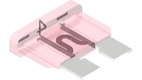30.0165 Fuse, 4 Amp ATC Blade - Pink