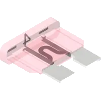30.0165 Fuse, 4 Amp ATC Blade - Pink