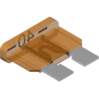 30.0188 Fuse, 40 Amp ATC Blade - Amber