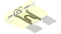 30.0203 Fuse, 20 Amp, ATC Blade Yellow