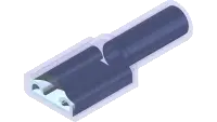 30.0207 Terminal, .25 Pushon F 16-14GA