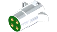 30.0218 Plug, Trailer 4-Pin Male