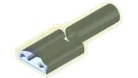 30.0227 Terminal, .25 Pushon F 12-10GA
