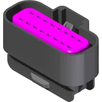 30.0381 Connector, 16 Pos GT150 Female