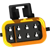 30.0395 Connector, 8 Pos MP150 Female