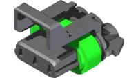 30.0486 Connector, 3 Pos MP150 Female