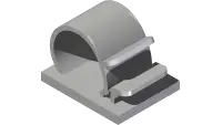 30.0498 Clamp, Wire MT Adh. 3/4" Gray