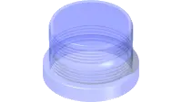 33.0051 Lens, Strobe - Blue 3-1/2"