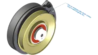 37.0058 Clutch, Elec. 6.121 Pulley CCW