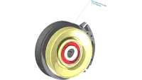 37.0059 Clutch, Elec. 6.121 Pulley CW