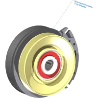 37.0059 Clutch, Elec. 6.121 Pulley CW