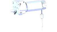 37.0064 Motor, Elec Gear 1/6 HP 14 RPM