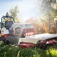 45RC Finish Mowing The Ventrac Finish Mower features a floating deck and adjustable cutting heights, providing versatility for a wide range of landscaping and turf management projects.