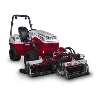 MR770 Reel Mower Unlike a rotary mower, the Ventrac reel mower has blades that spin vertically.