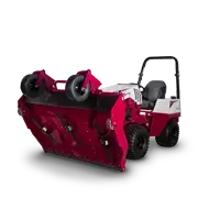 HQ682 Tough Cut The optional hydraulic flip-up kit provides easy access to the deck for maintenance and blade replacement.