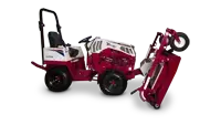 MK960 Wide Area Mower For easier servicing, the MK960 can be flipped up (with optional hydraulic flip-up kit) for deck access, blade changes, and cleaning.