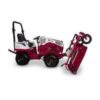 MK960 Wide Area Mower For easier servicing, the MK960 can be flipped up (with optional hydraulic flip-up kit) for deck access, blade changes, and cleaning.