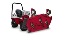 Effortlessly maintain your mower with the optional hydraulic flip-up kit, allowing for quick deck cleaning and blade maintenance using the SDLA controls.