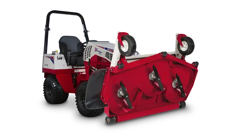 Effortlessly maintain your mower with the optional hydraulic flip-up kit, allowing for quick deck cleaning and blade maintenance using the SDLA controls.