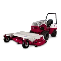 MS Finish Mower Customize your mowing experience with single-lever height adjustments ranging from 1" to 5" cutting height, accommodating various turf conditions.