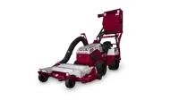 RV602 Vac Collection System The Ventrac RV602 Vacuum Collection System features a 16 cubic foot debris containment bin, hydraulically raising up to 60 inches to effortlessly deposit grass clippings into dump trailers or compost piles.