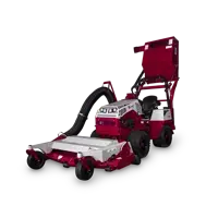 RV602 Vac Collection System The Ventrac RV602 Vacuum Collection System features a 16 cubic foot debris containment bin, hydraulically raising up to 60 inches to effortlessly deposit grass clippings into dump trailers or compost piles.