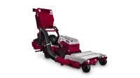 RV602 Vac Collection System The RV602's hydraulic lift system allows for quick and easy dumping of collected materials, enhancing productivity for landscape contractors and municipal grounds crews.