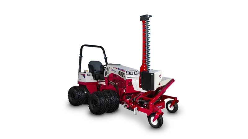 The Ventrac Boom Mower makes mowing difficult areas easy with minimal labor.