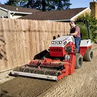 Ventrac Soil Cultivator The Soil Cultivator is the attachment to use for competitive edge landscape, whether preparing bare soil or revitalizing poor existing turf for seed.