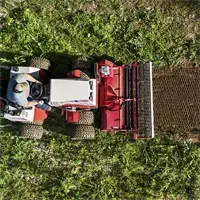 Ventrac Soil Cultivator Dual-action performance both fractures hard soil and blends organic material.