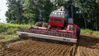 Ventrac Soil Cultivator Adjustable tilling depth gives operators precise control over soil preparation.