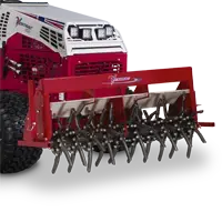 Ventrac Aerator The EB840 Aerator provides necessary aeration to keep turf healthy and reduces overall maintenance.
