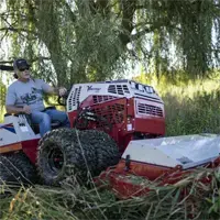 HQ682 Tough Cut The Tough Cut’s FlexFrame deck adapts to uneven terrain, maintaining close contact while knocking down dense brush and tall weeds.