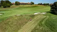 HQ682 Tough Cut Maintain golf course roughs in the fall by clearing dense brush and fallen branches with precision and speed using the Tough Cut.
