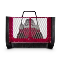 EF300 Leaf Plow Built with a heavy-duty steel frame and flexible rubber edge, the Leaf Plow glides over turf without scalping, while still handling dense, wet leaf piles.