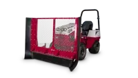 EF300 Leaf Plow With its front-mounted attachment system, the Leaf Plow offers unmatched operator visibility and precise control for clearing along paths, fences, and tight spaces.