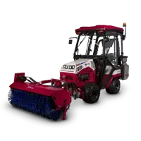 KJ520 Broom Built with durable poly bristles, the broom is designed to move debris without damaging delicate surfaces like sidewalks, pavers, or turf.