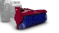 KJ520 Broom The Power Broom’s durable poly bristles are engineered to sweep everything from fine dust to heavy debris, while remaining gentle on surfaces like turf, pavers, and decorative concrete.