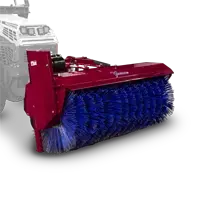 KJ520 Broom The Power Broom’s durable poly bristles are engineered to sweep everything from fine dust to heavy debris, while remaining gentle on surfaces like turf, pavers, and decorative concrete.