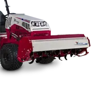 KL480 Tiller The Ventrac KL480 Tiller features 24 high-carbon steel tines, delivering a 48-inch working width and a maximum tilling depth of 6 inches, making it ideal for preparing garden and yard soil.