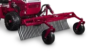 The Ventrac Landscape Rake is a contractor-grade attachment designed for seedbed preparation, soil conditioning, and debris cleanup on both residential and commercial sites.