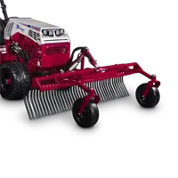 The Ventrac Landscape Rake is a contractor-grade attachment designed for seedbed preparation, soil conditioning, and debris cleanup on both residential and commercial sites.
